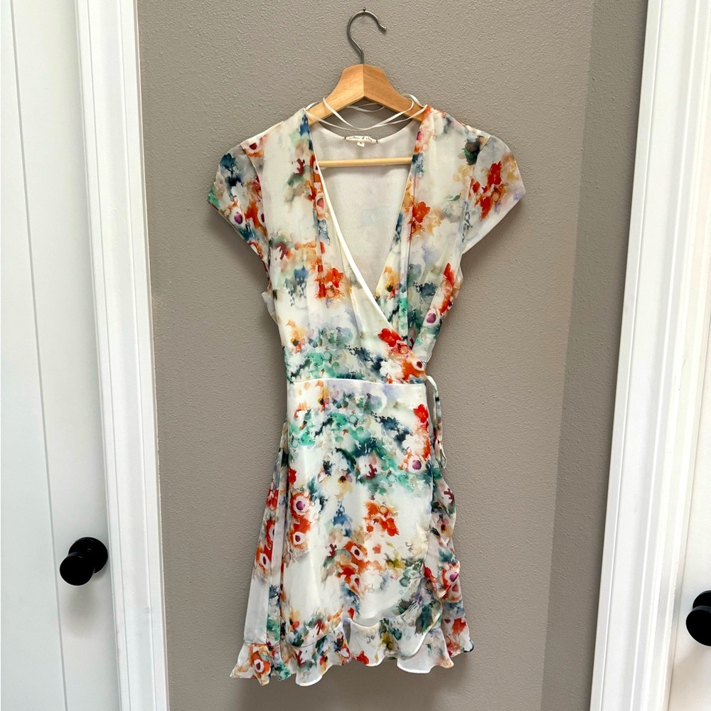 Nordstrom Willow & Clay Wrap Dress, S